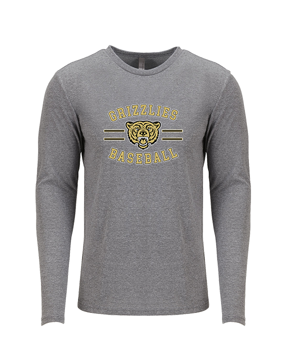 Golden Valley HS Baseball Curve - Tri-Blend Long Sleeve