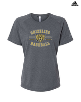 Golden Valley HS Baseball Curve - Womens Adidas Performance Shirt