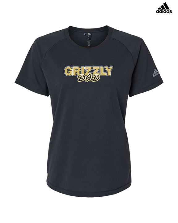 Golden Valley HS Baseball Dad - Womens Adidas Performance Shirt