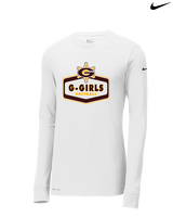 Graham HS Girls Softball Board - Mens Nike Longsleeve
