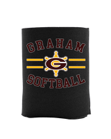 Graham HS Girls Softball Curve - Koozie
