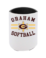 Graham HS Girls Softball Curve - Koozie