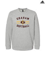 Graham HS Girls Softball Curve - Mens Adidas Crewneck