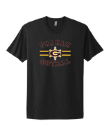 Graham HS Girls Softball Curve - Mens Select Cotton T-Shirt