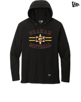 Graham HS Girls Softball Curve - New Era Tri-Blend Hoodie