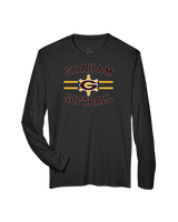 Graham HS Girls Softball Curve - Performance Longsleeve