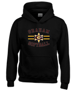 Graham HS Girls Softball Curve - Unisex Hoodie