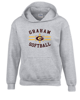 Graham HS Girls Softball Curve - Unisex Hoodie