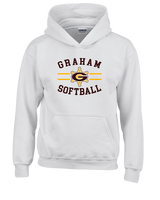 Graham HS Girls Softball Curve - Unisex Hoodie