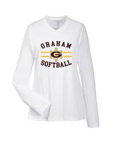 Graham HS Girls Softball Curve - Womens Performance Longsleeve