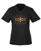 Graham HS Girls Softball Curve - Womens Performance Shirt