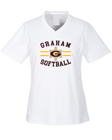 Graham HS Girls Softball Curve - Womens Performance Shirt