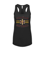 Graham HS Girls Softball Curve - Womens Tank Top
