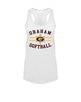 Graham HS Girls Softball Curve - Womens Tank Top