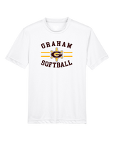 Graham HS Girls Softball Curve - Youth Performance Shirt