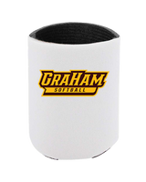 Graham HS Girls Softball Main Logo - Koozie