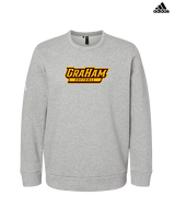 Graham HS Girls Softball Main Logo - Mens Adidas Crewneck
