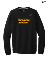 Graham HS Girls Softball Main Logo - Mens Nike Crewneck