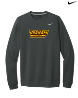 Graham HS Girls Softball Main Logo - Mens Nike Crewneck