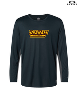 Graham HS Girls Softball Main Logo - Mens Oakley Longsleeve
