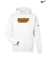 Graham HS Girls Softball Main Logo - Nike Club Fleece Hoodie