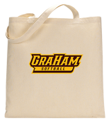 Graham HS Girls Softball Main Logo - Tote