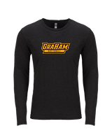Graham HS Girls Softball Main Logo - Tri-Blend Long Sleeve