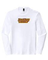 Graham HS Girls Softball Main Logo - Tri-Blend Long Sleeve