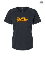 Graham HS Girls Softball Main Logo - Womens Adidas Performance Shirt