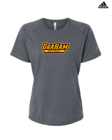 Graham HS Girls Softball Main Logo - Womens Adidas Performance Shirt