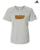 Graham HS Girls Softball Main Logo - Womens Adidas Performance Shirt