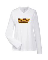 Graham HS Girls Softball Main Logo - Womens Performance Longsleeve