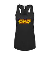 Graham HS Girls Softball Main Logo - Womens Tank Top
