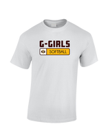 Graham HS Girls Softball Pennant - Cotton T-Shirt
