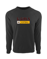 Graham HS Girls Softball Pennant - Crewneck Sweatshirt