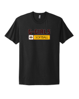 Graham HS Girls Softball Pennant - Mens Select Cotton T-Shirt