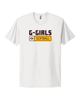 Graham HS Girls Softball Pennant - Mens Select Cotton T-Shirt