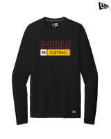 Graham HS Girls Softball Pennant - New Era Performance Long Sleeve