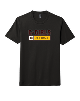 Graham HS Girls Softball Pennant - Tri-Blend Shirt