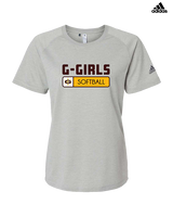 Graham HS Girls Softball Pennant - Womens Adidas Performance Shirt