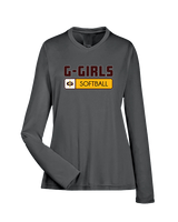 Graham HS Girls Softball Pennant - Womens Performance Longsleeve
