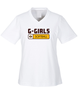 Graham HS Girls Softball Pennant - Womens Performance Shirt