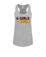 Graham HS Girls Softball Pennant - Womens Tank Top