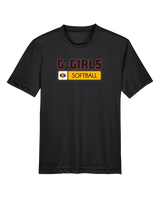 Graham HS Girls Softball Pennant - Youth Performance Shirt