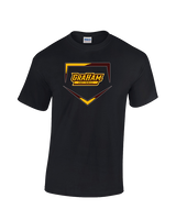 Graham HS Girls Softball Plate - Cotton T-Shirt