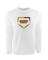 Graham HS Girls Softball Plate - Crewneck Sweatshirt