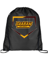 Graham HS Girls Softball Plate - Drawstring Bag