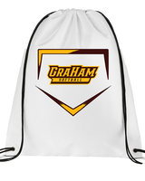 Graham HS Girls Softball Plate - Drawstring Bag