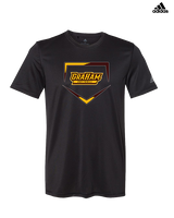 Graham HS Girls Softball Plate - Mens Adidas Performance Shirt
