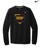 Graham HS Girls Softball Plate - Mens Nike Crewneck